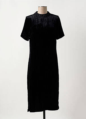 Robe mi-longue manches courtes manches courtes noir COMPTOIR DES COTONNIERS femme