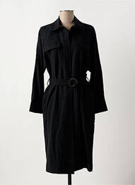 Robe mi-longue manches longues manches longues noir COMPTOIR DES COTONNIERS femme