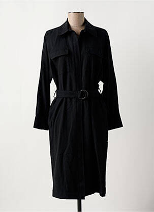 Robe mi-longue manches longues manches longues noir COMPTOIR DES COTONNIERS femme