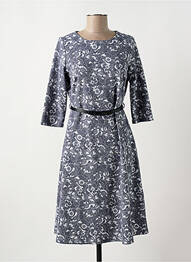 Robe mi-longue manches 3/4 manches 3/4 gris DAMART femme