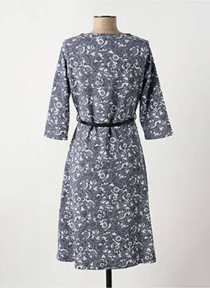 Robe mi-longue manches 3/4 manches 3/4 gris DAMART femme