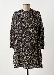 Robe courte manches longues manches longues noir COMPTOIR DES COTONNIERS femme