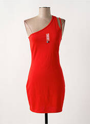 Robe courte rouge TOMMY HILFIGER pour femme seconde vue