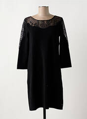 Robe mi-longue noir DEVERNOIS pour femme seconde vue
