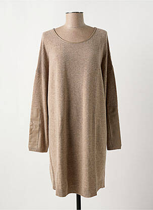 Robe pull beige DEVERNOIS pour femme