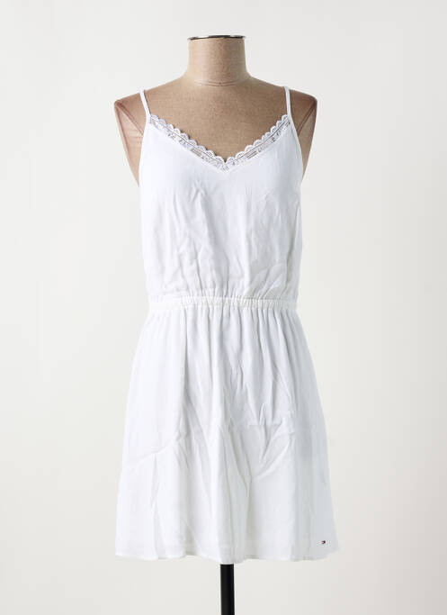 Robe courte blanc TOMMY HILFIGER pour femme