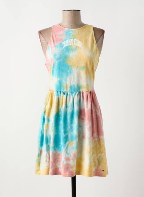 Robe courte jaune TOMMY HILFIGER pour femme