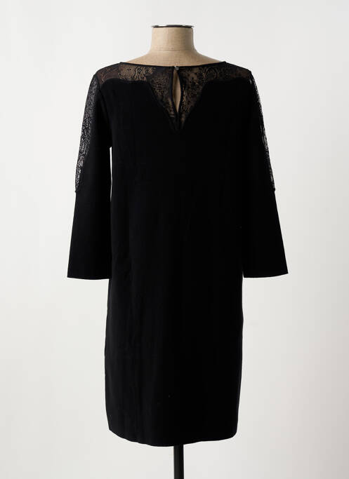 Robe mi-longue noir DEVERNOIS pour femme