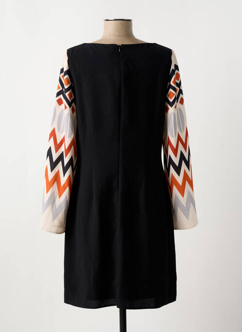 Robe mi-longue noir DEVERNOIS pour femme