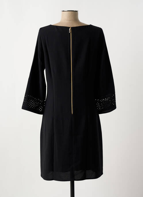 Robe mi-longue noir DEVERNOIS pour femme
