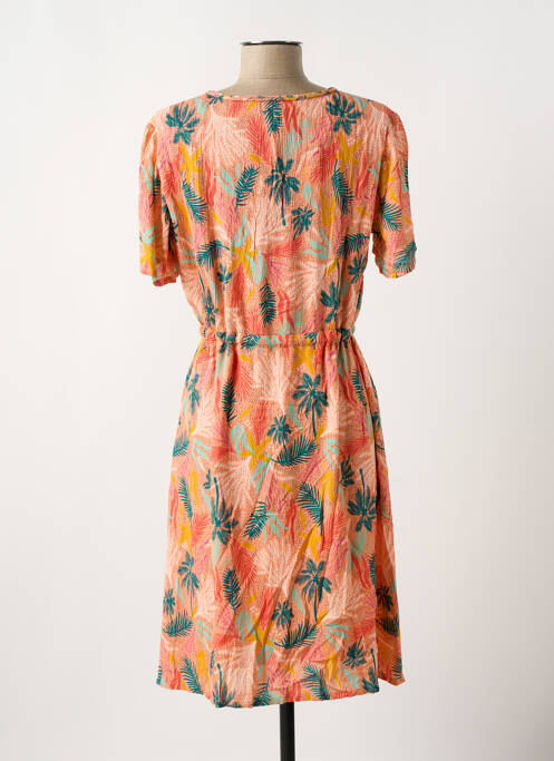 Robe mi-longue orange DAMART pour femme