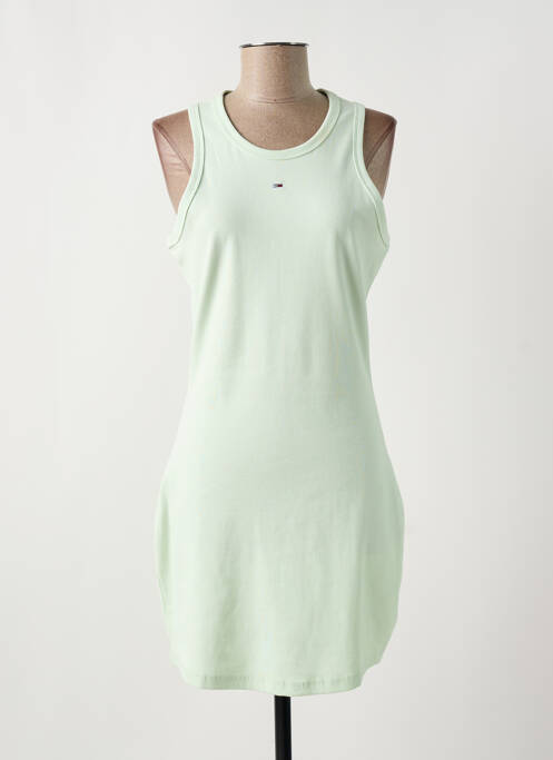 Robe mi-longue vert TOMMY HILFIGER pour femme