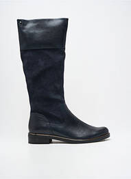 Bottes matière lisse talon plat jusqu'à 3cm bleu CAPRICE femme