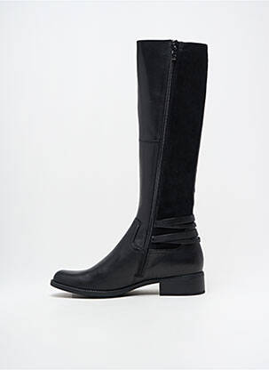 Bottes matière lisse talon plat jusqu'à 3cm noir CAPRICE femme