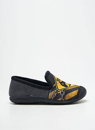 Chaussons/pantoufles tissage velours bout rond jaune OUF! garçon