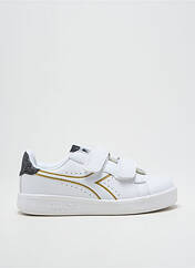 Baskets blanc DIADORA pour fille seconde vue