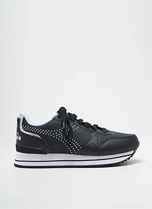Baskets bout rond talon plat jusqu'à 3cm noir DIADORA femme