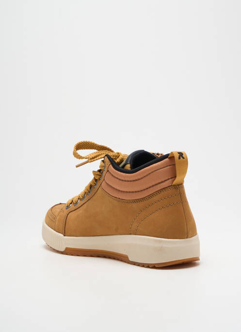 Baskets jaune RIEKER pour femme