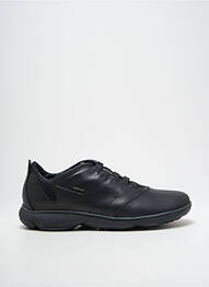 Baskets fermeture elastique bout rond noir GEOX homme