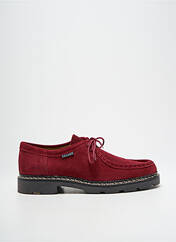 Derbies rouge PELLET pour femme seconde vue