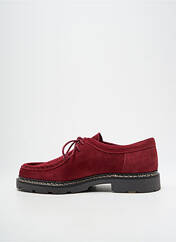 Derbies rouge PELLET pour femme seconde vue