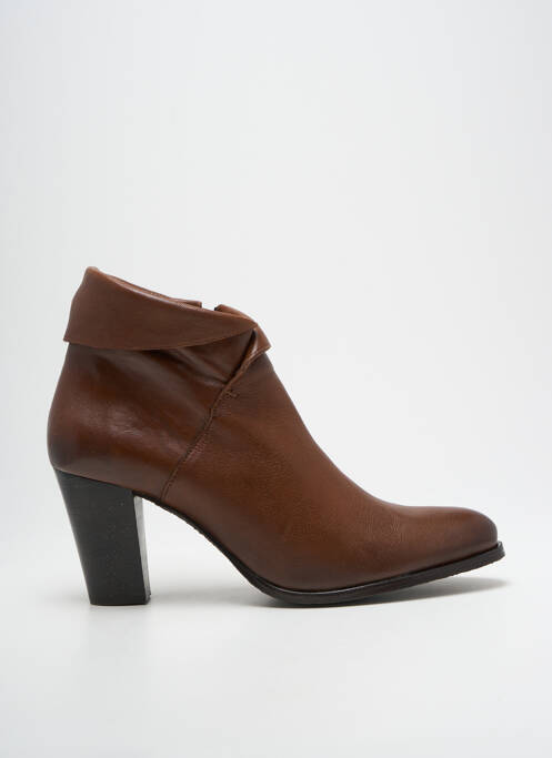 Bottines/Boots marron GOLDEN BROWN pour femme