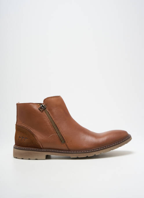 Bottines/Boots marron COTEMER pour homme