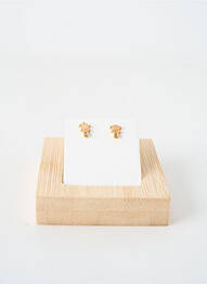 Boucles d’oreilles matériaux plaqué or or MUJA JUMA femme