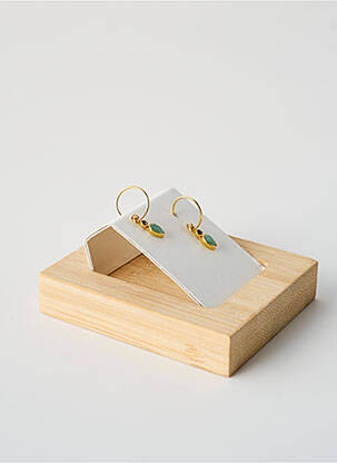 Boucles d’oreilles matériaux plaqué or or MUJA JUMA femme