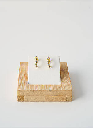 Boucles d’oreilles matériaux plaqué or or MUJA JUMA femme