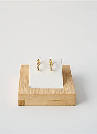 Boucles d’oreilles matériaux plaqué or or MUJA JUMA femme