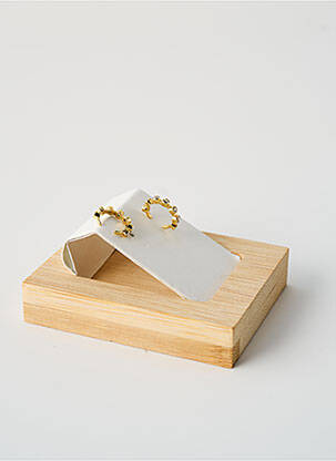 Boucles d’oreilles matériaux plaqué or or MUJA JUMA femme