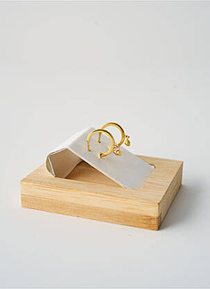 Boucles d’oreilles matériaux plaqué or or MUJA JUMA femme