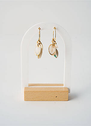 Boucles d’oreilles ornement breloque / pampille or L'ATELIER DES DAMES femme