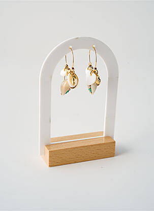 Boucles d’oreilles ornement breloque / pampille or L'ATELIER DES DAMES femme