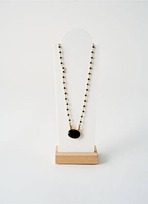 Collier matériaux métal noir L'ATELIER DES DAMES femme