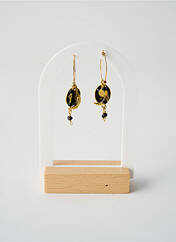 Boucles d’oreilles noir L'ATELIER DES DAMES pour femme seconde vue