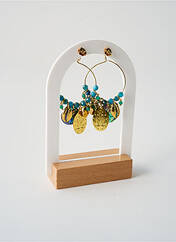 Boucles d’oreilles vert L'ATELIER DES DAMES pour femme seconde vue