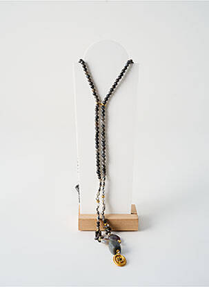 Sautoir gris ROSA PALMA pour femme