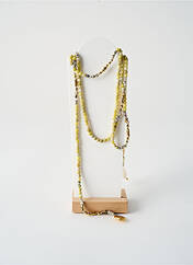 Sautoir jaune ROSA PALMA pour femme seconde vue