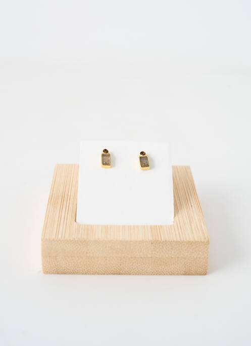 Boucles d’oreilles matériaux plaqué or or MUJA JUMA femme