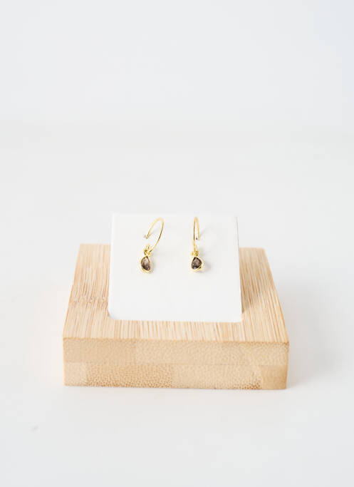 Boucles d’oreilles matériaux plaqué or or MUJA JUMA femme