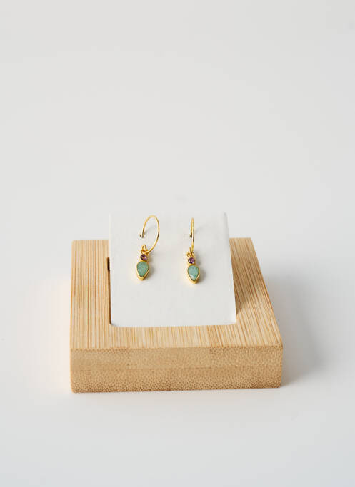 Boucles d’oreilles matériaux plaqué or or MUJA JUMA femme