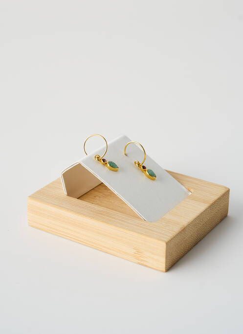 Boucles d’oreilles matériaux plaqué or or MUJA JUMA femme