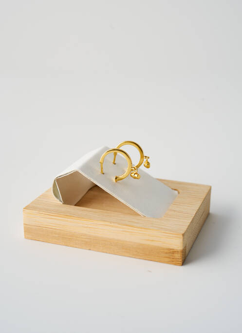 Boucles d’oreilles matériaux plaqué or or MUJA JUMA femme