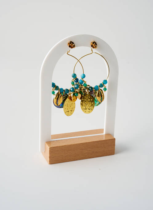 Boucles d’oreilles  vert L'ATELIER DES DAMES femme