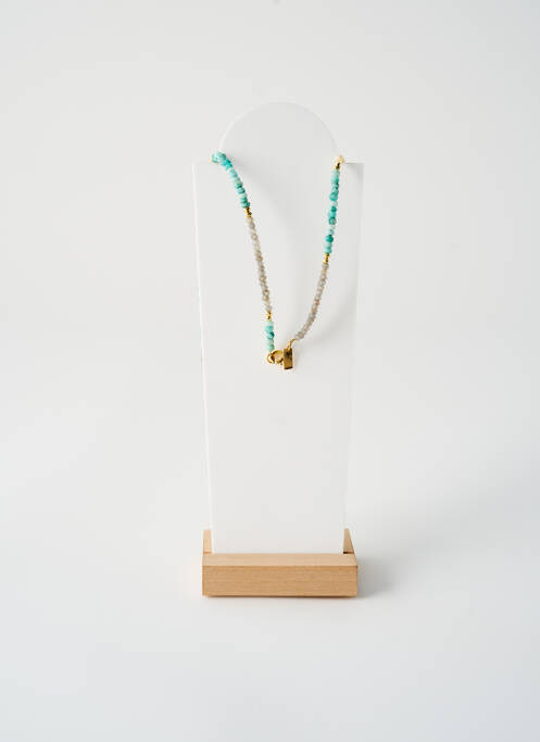 Collier ornement pierre vert L'ATELIER DES DAMES femme