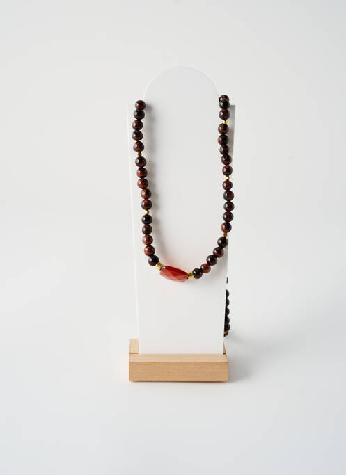 Collier marron ROSA PALMA femme