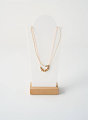 Collier fermeture aimant beige BY GARANCE femme