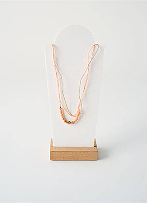 Collier fermeture aimant beige BY GARANCE femme